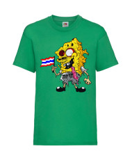 Детска Тениска Подарък Spongebob Zombie 4