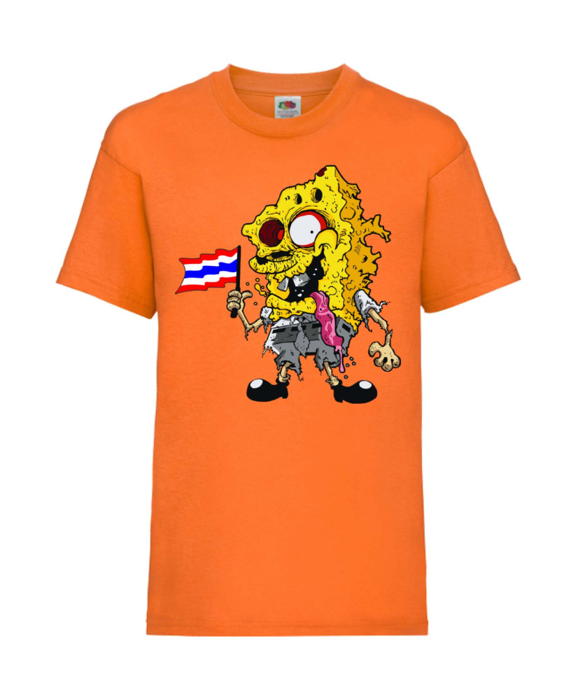 Детска Тениска Подарък Spongebob Zombie 4 Детска Тениска Подарък Spongebob Zombie 4