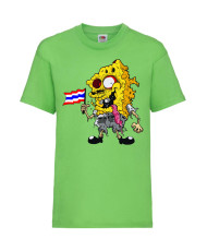 Детска Тениска Подарък Spongebob Zombie 4