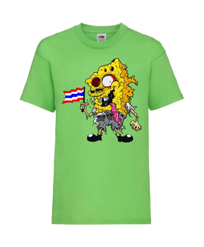 Детска Тениска Подарък Spongebob Zombie 4