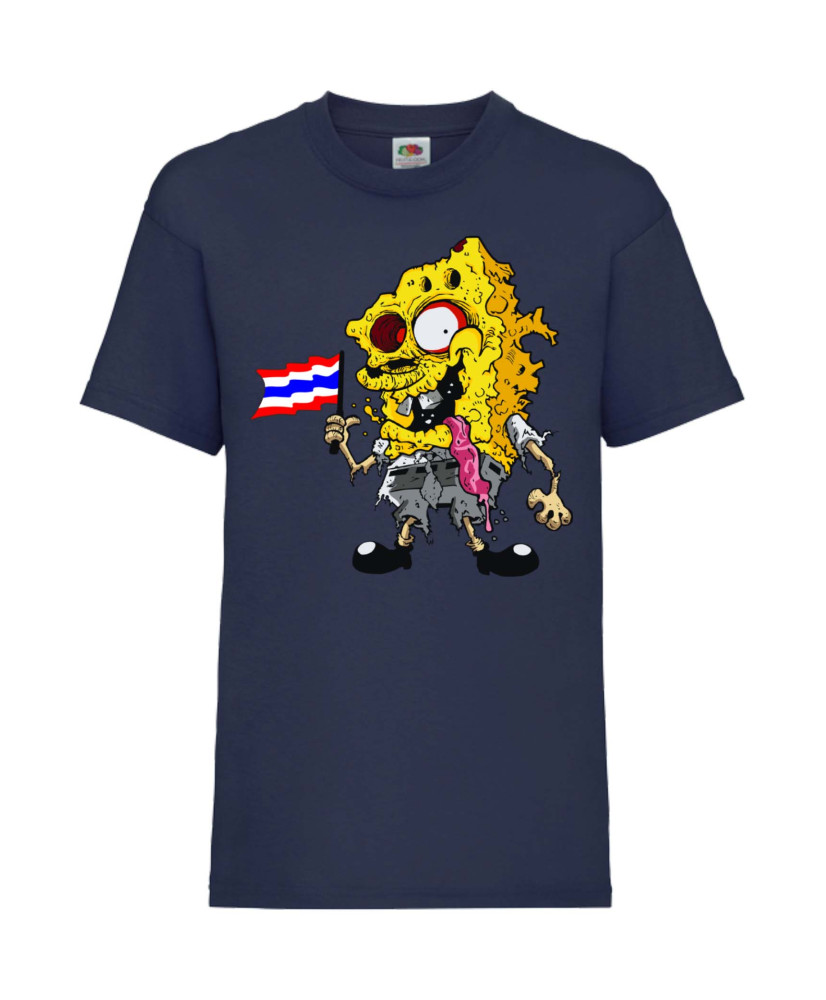 Детска Тениска Подарък Spongebob Zombie 4 Детска Тениска Подарък Spongebob Zombie 4