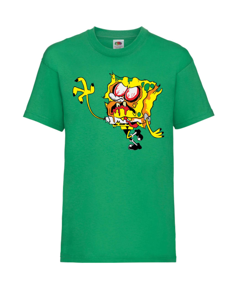 Детска Тениска Подарък Spongebob Zombie 5 Детска Тениска Подарък Spongebob Zombie 5