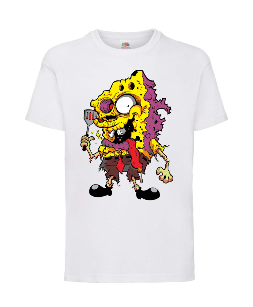 Детска Тениска Подарък Spongebob Zombie 7 Детска Тениска Подарък Spongebob Zombie 7