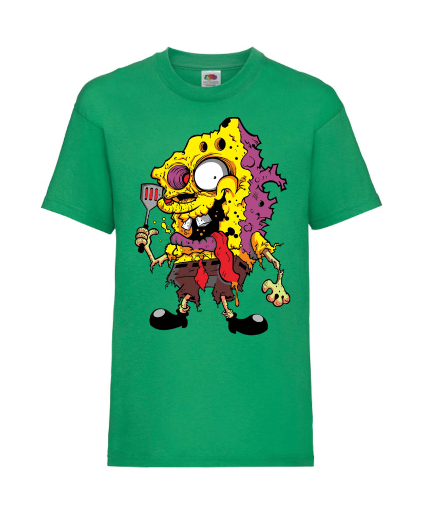 Детска Тениска Подарък Spongebob Zombie 7 Детска Тениска Подарък Spongebob Zombie 7