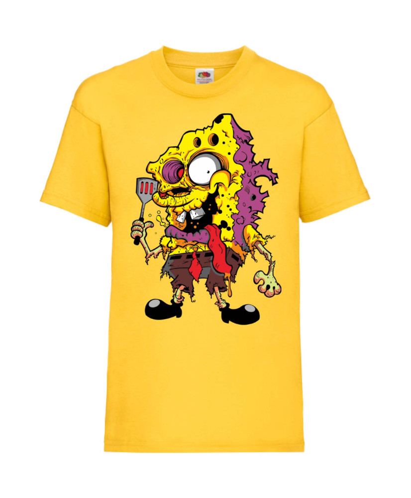 Детска Тениска Подарък Spongebob Zombie 7 Детска Тениска Подарък Spongebob Zombie 7