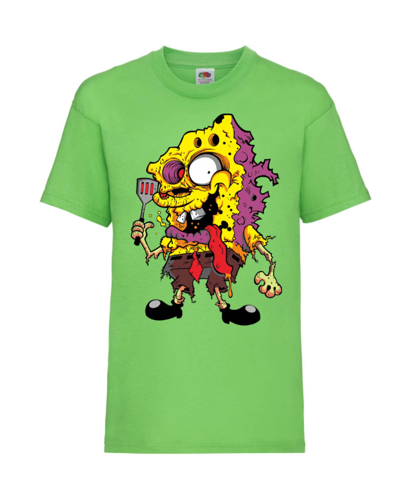 Детска Тениска Подарък Spongebob Zombie 7 Детска Тениска Подарък Spongebob Zombie 7