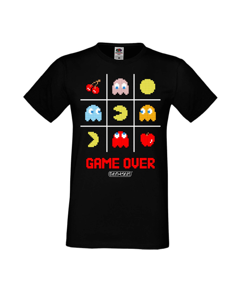Мъжка Тениска Pac-Man Pacman Pacman Game Over