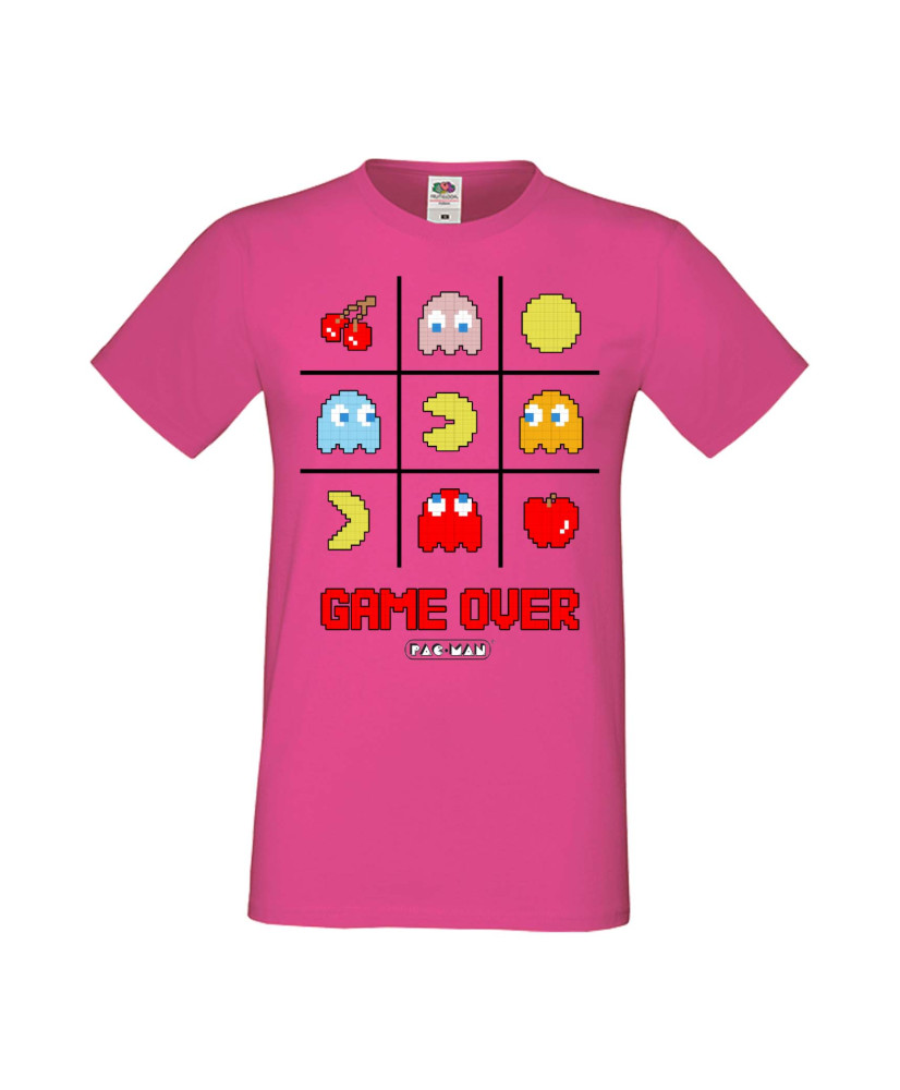 Мъжка Тениска Pac-Man Pacman Pacman Game Over Мъжка Тениска Pac-Man Pacman Pacman Game Over