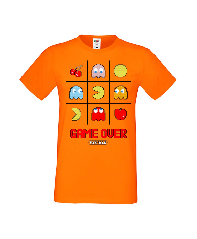 Мъжка Тениска Pac-Man Pacman Pacman Game Over Мъжка Тениска Pac-Man Pacman Pacman Game Over