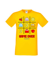 Мъжка Тениска Pac-Man Pacman Pacman Game Over