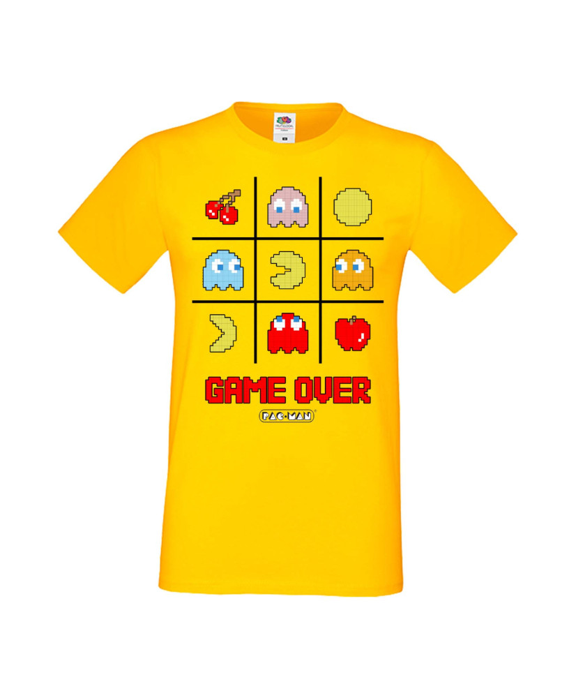 Мъжка Тениска Pac-Man Pacman Pacman Game Over