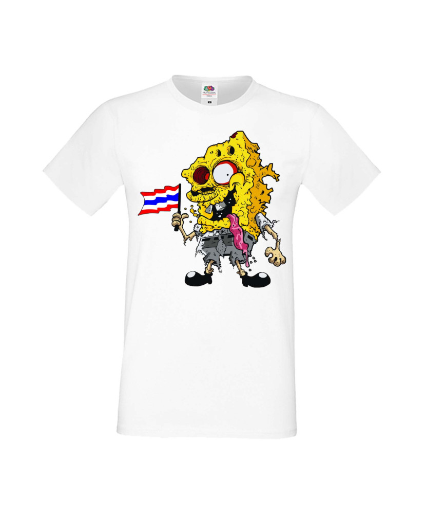 Мъжка Тениска Spongebob Squarepants Spongebob Zombie 4 Мъжка Тениска Spongebob Squarepants Spongebob Zombie 4