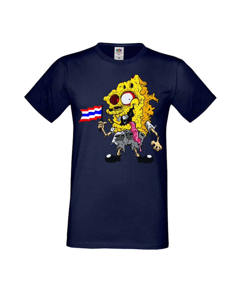 Мъжка Тениска Spongebob Squarepants Spongebob Zombie 4 Мъжка Тениска Spongebob Squarepants Spongebob Zombie 4