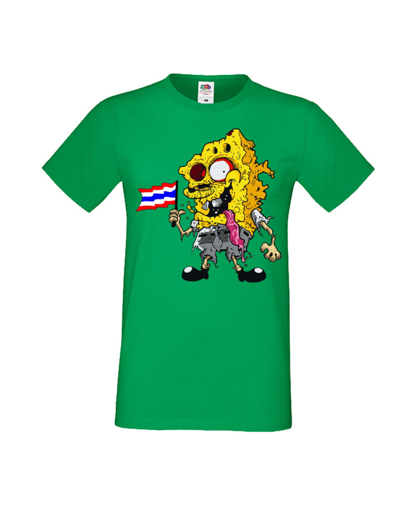 Мъжка Тениска Spongebob Squarepants Spongebob Zombie 4 Мъжка Тениска Spongebob Squarepants Spongebob Zombie 4