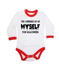 Бебешко боди Хелоуин I dressed up as myself