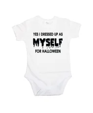 Бебешко боди Хелоуин I dressed up as myself