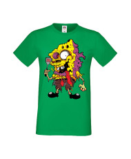 Мъжка Тениска Spongebob Squarepants Spongebob Zombie 7