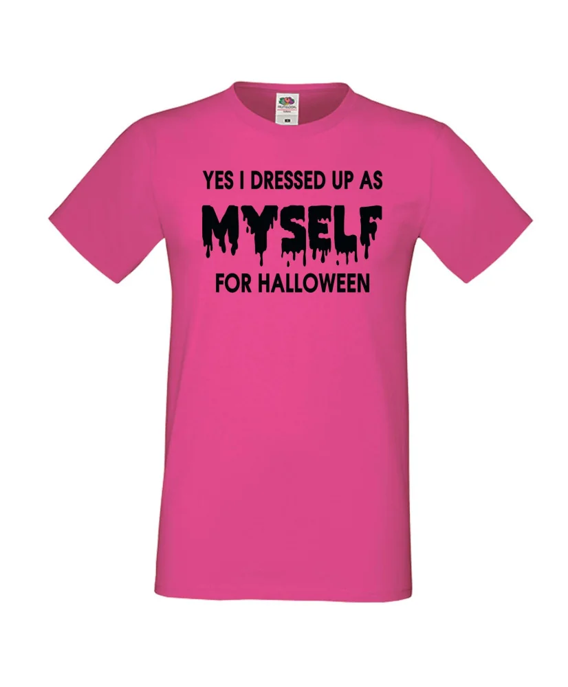 Мъжка тениска Хелоуин I dressed up as myself Мъжка тениска Хелоуин I dressed up as myself