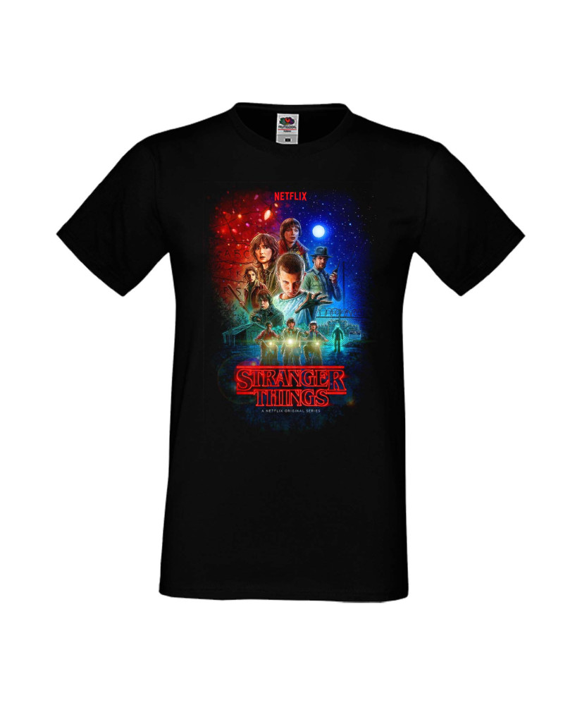Мъжка Тениска Stranger Things Netflix Demogorgon Eleven Stranger Things 006 Мъжка Тениска Stranger Things Netflix Demogorgon Eleven Stranger Things 006