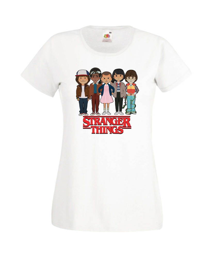 Дамска Тениска Stranger Things Netflix Stranger Things 2 Дамска Тениска Stranger Things Netflix Stranger Things 2
