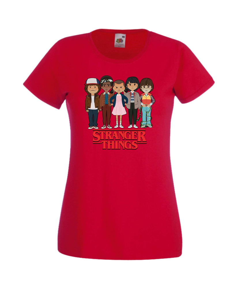Дамска Тениска Stranger Things Netflix Stranger Things 2 Дамска Тениска Stranger Things Netflix Stranger Things 2