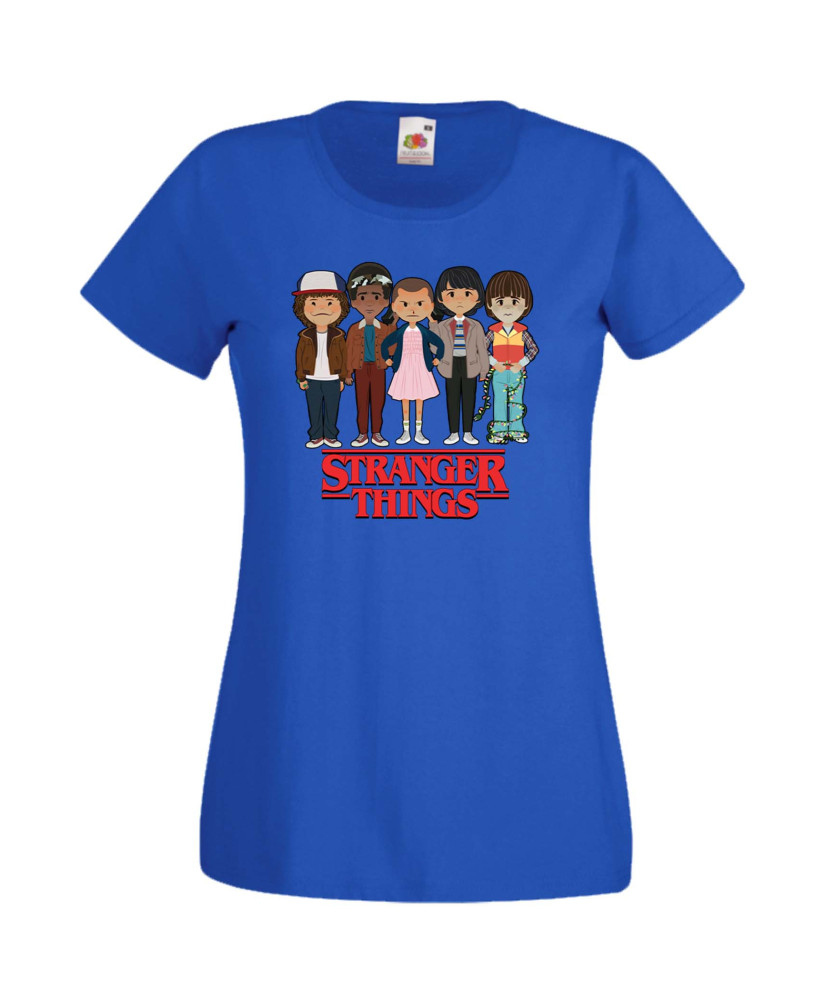 Дамска Тениска Stranger Things Netflix Stranger Things 2 Дамска Тениска Stranger Things Netflix Stranger Things 2