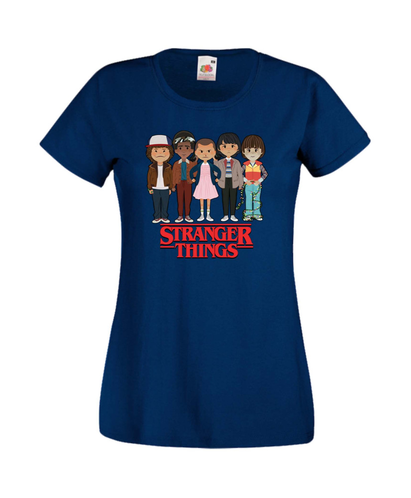 Дамска Тениска Stranger Things Netflix Stranger Things 2 Дамска Тениска Stranger Things Netflix Stranger Things 2
