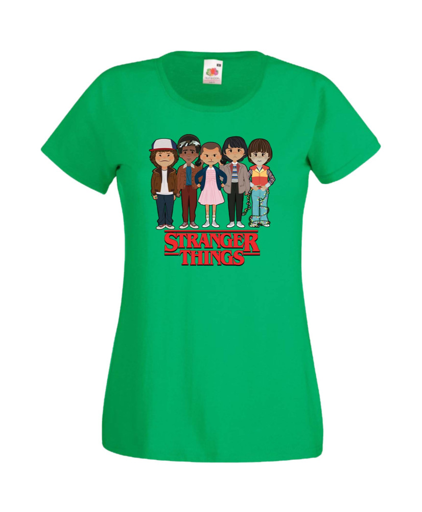 Дамска Тениска Stranger Things Netflix Stranger Things 2 Дамска Тениска Stranger Things Netflix Stranger Things 2