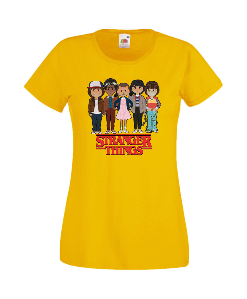 Дамска Тениска Stranger Things Netflix Stranger Things 2 Дамска Тениска Stranger Things Netflix Stranger Things 2