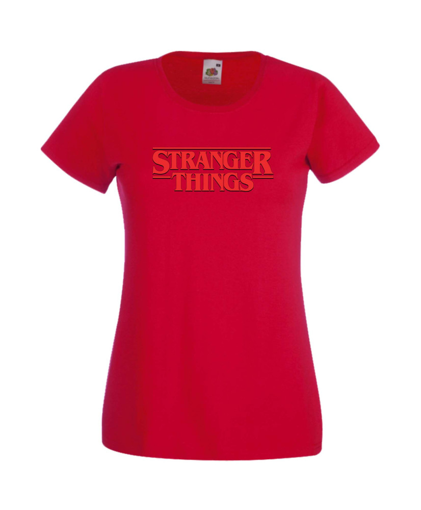Дамска Тениска Stranger Things Netflix Stranger Things Logo Дамска Тениска Stranger Things Netflix Stranger Things Logo