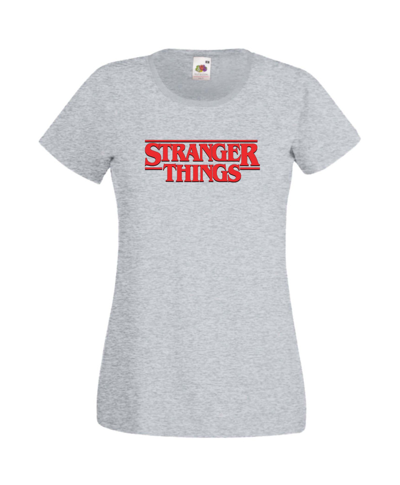 Дамска Тениска Stranger Things Netflix Stranger Things Logo Дамска Тениска Stranger Things Netflix Stranger Things Logo