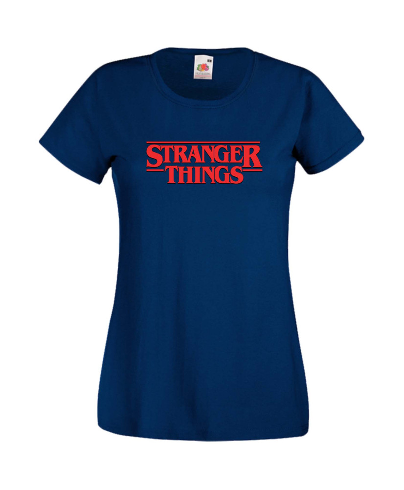 Дамска Тениска Stranger Things Netflix Stranger Things Logo Дамска Тениска Stranger Things Netflix Stranger Things Logo
