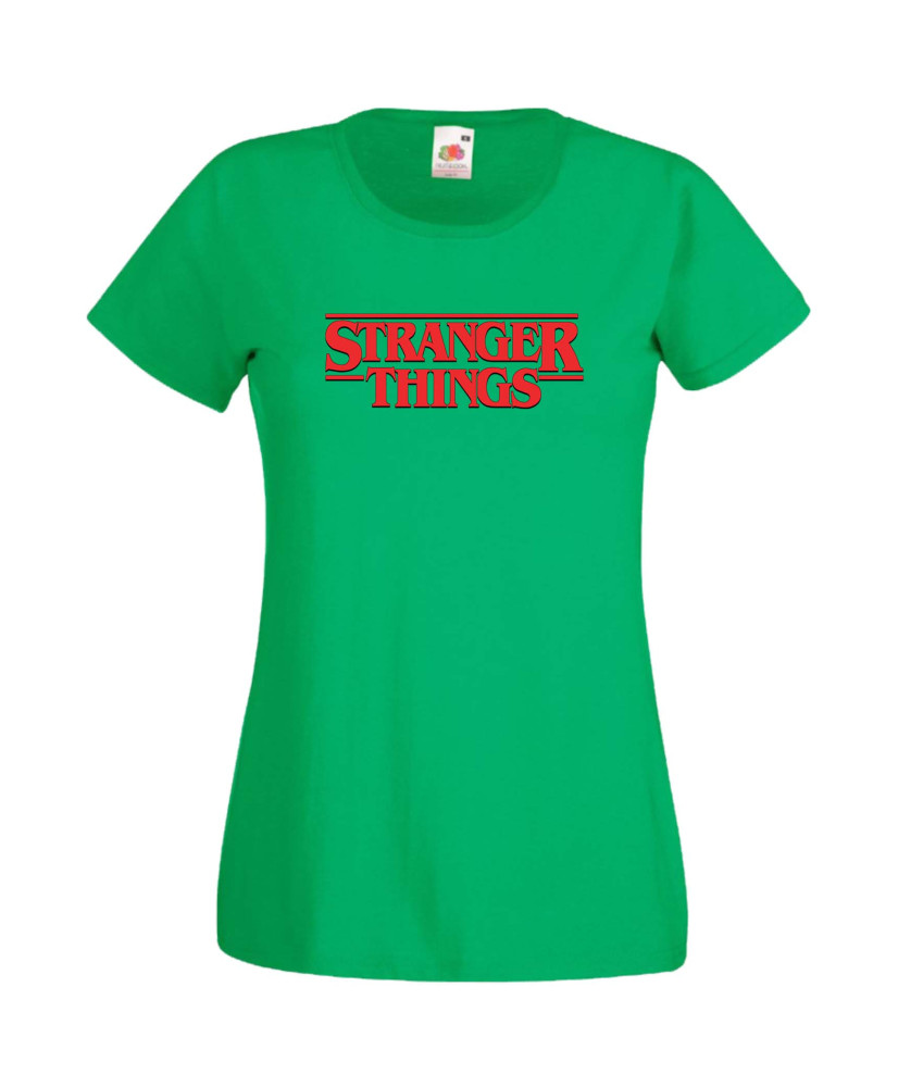 Дамска Тениска Stranger Things Netflix Stranger Things Logo Дамска Тениска Stranger Things Netflix Stranger Things Logo