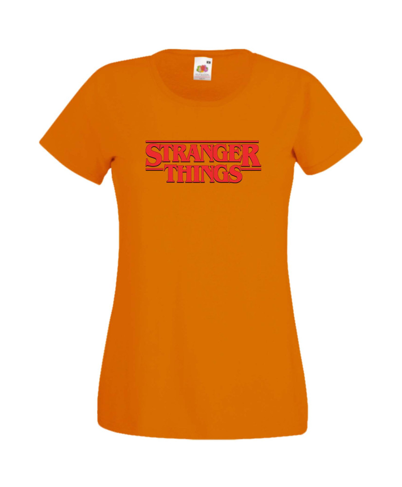 Дамска Тениска Stranger Things Netflix Stranger Things Logo Дамска Тениска Stranger Things Netflix Stranger Things Logo
