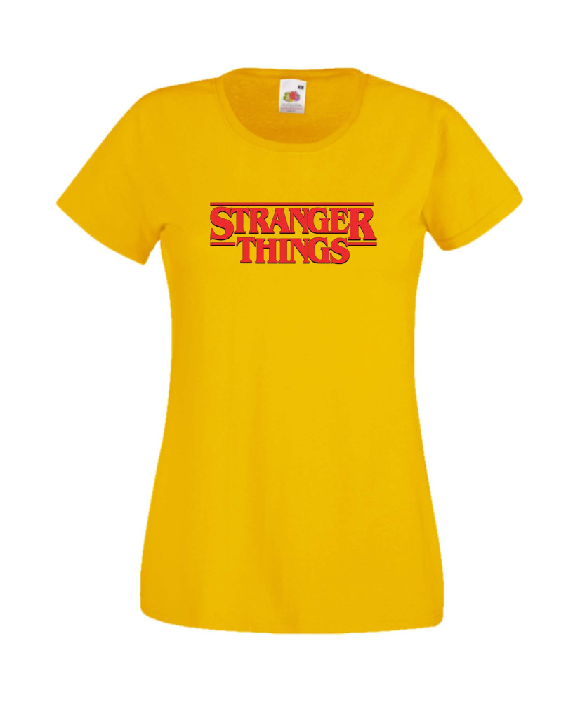 Дамска Тениска Stranger Things Netflix Stranger Things Logo Дамска Тениска Stranger Things Netflix Stranger Things Logo