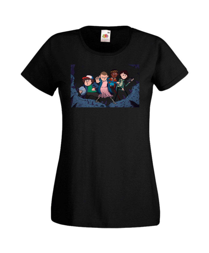 Дамска Тениска Stranger Things Netflix Stranger Things 10 Дамска Тениска Stranger Things Netflix Stranger Things 10
