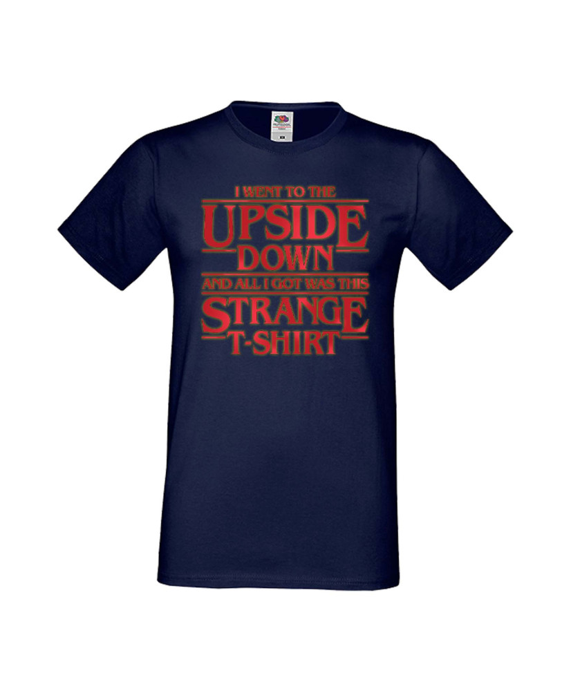 Мъжка Тениска Stranger Things Netflix I Went To The Upside Down