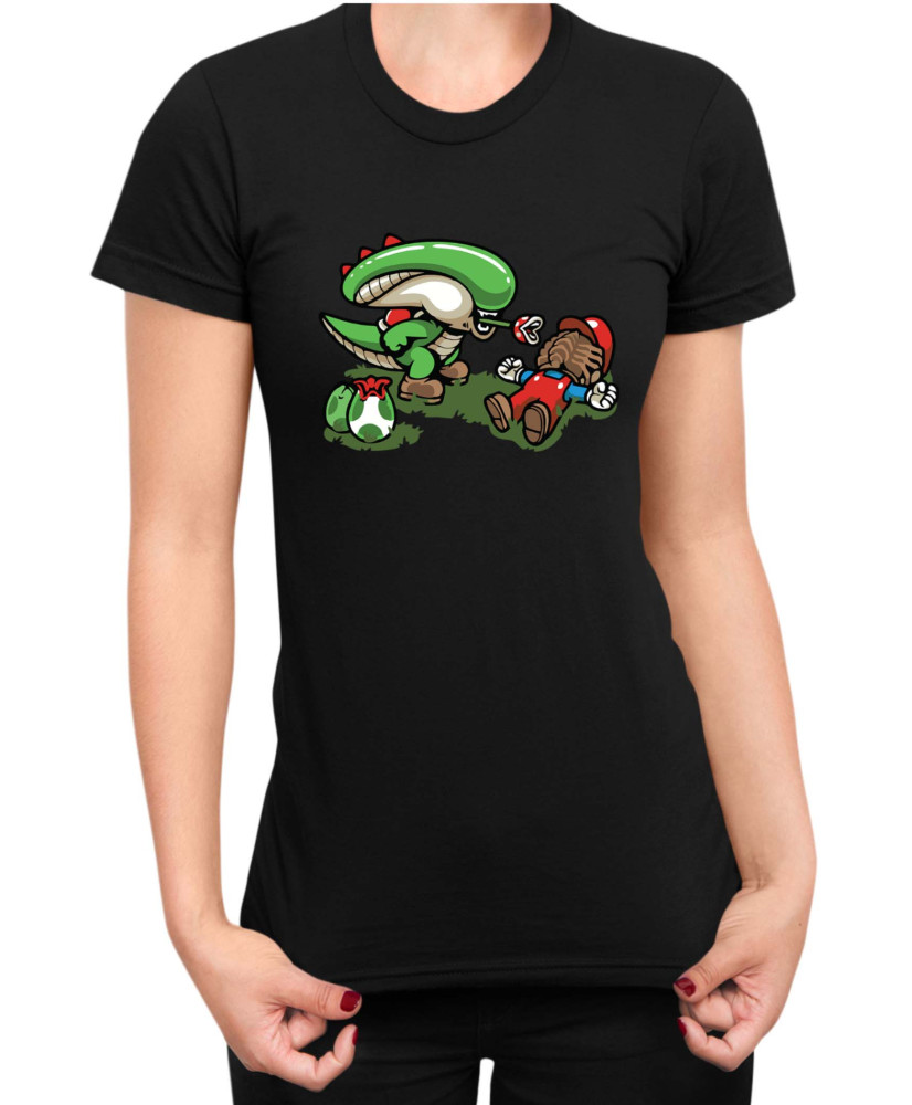 Дамска Тениска Super Mario Nintendo Alien Mario