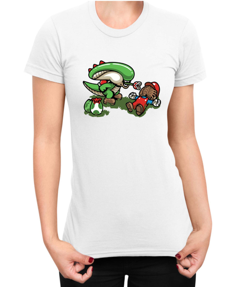 Дамска Тениска Super Mario Nintendo Alien Mario