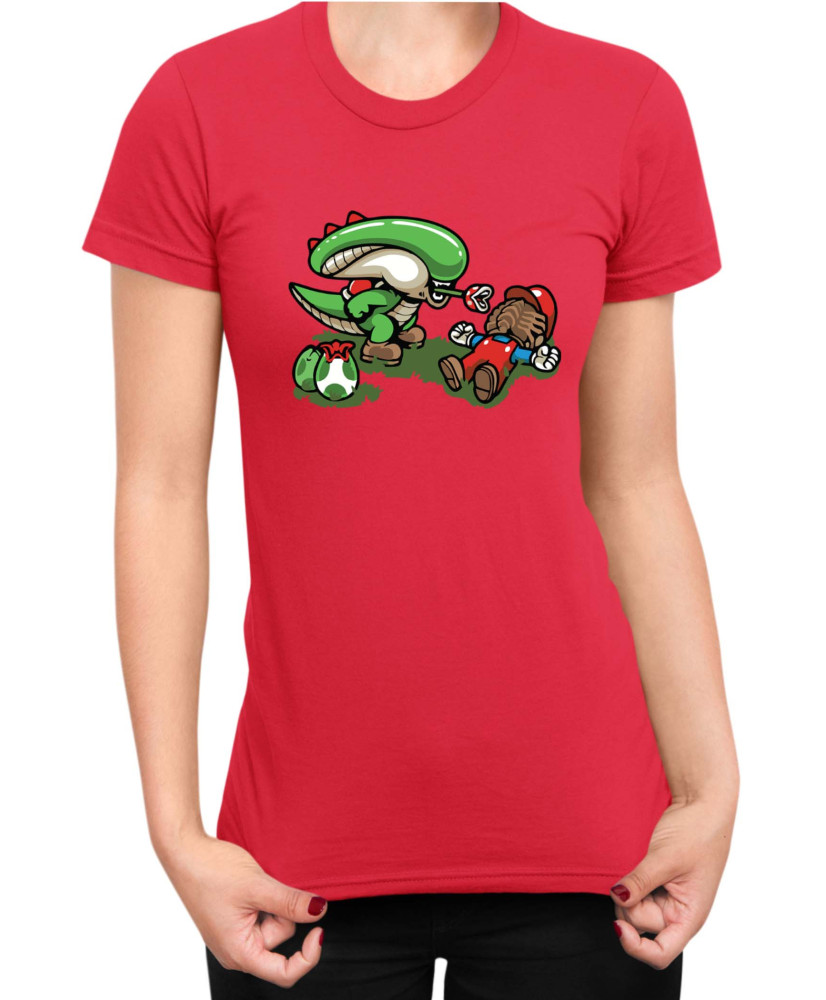 Дамска Тениска Super Mario Nintendo Alien Mario
