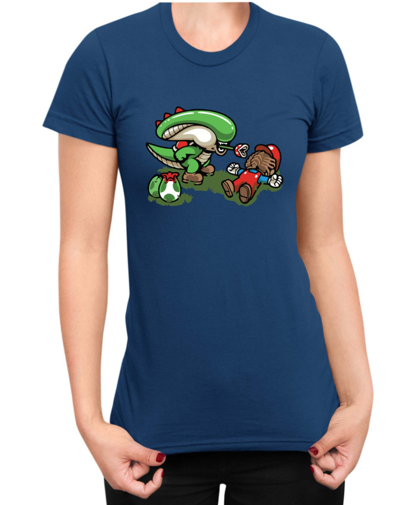 Дамска Тениска Super Mario Nintendo Alien Mario
