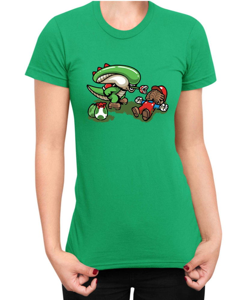 Дамска Тениска Super Mario Nintendo Alien Mario