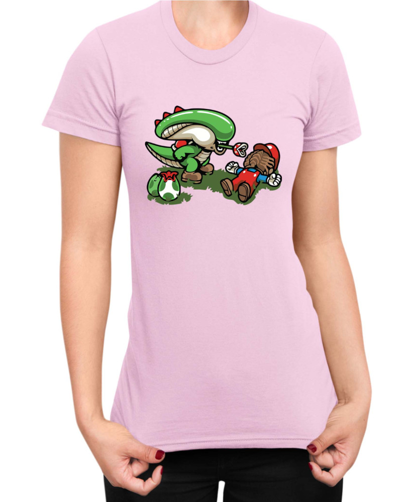 Дамска Тениска Super Mario Nintendo Alien Mario