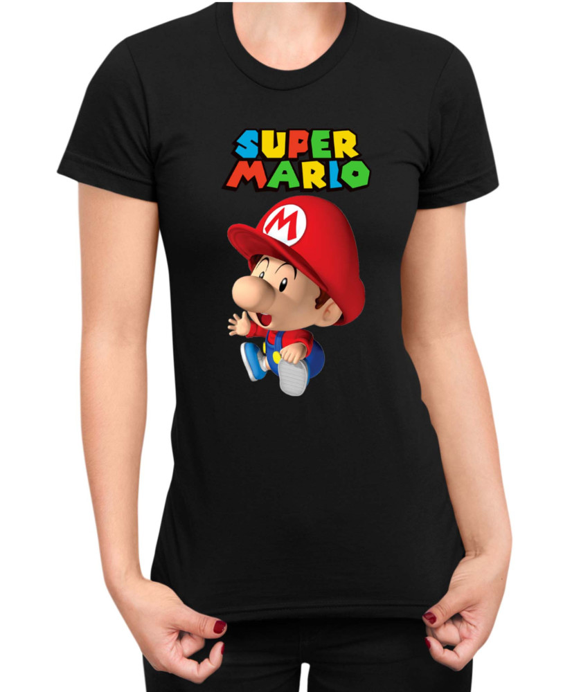 Дамска Тениска Super Mario Nintendo Baby Mario