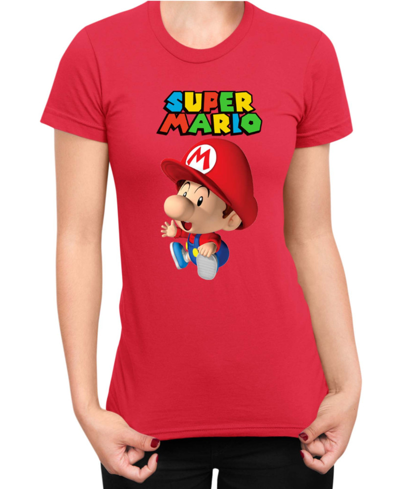 Дамска Тениска Super Mario Nintendo Baby Mario