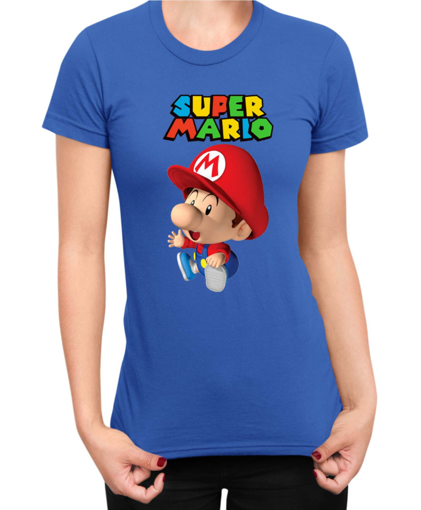 Дамска Тениска Super Mario Nintendo Baby Mario