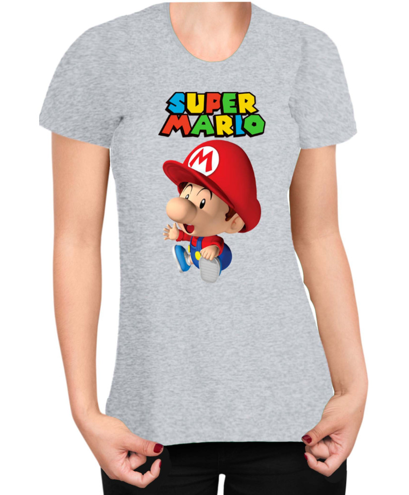 Дамска Тениска Super Mario Nintendo Baby Mario
