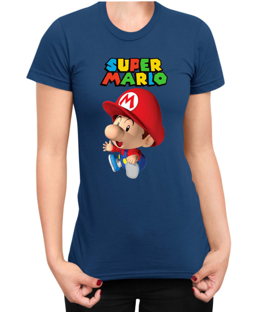 Дамска Тениска Super Mario Nintendo Baby Mario