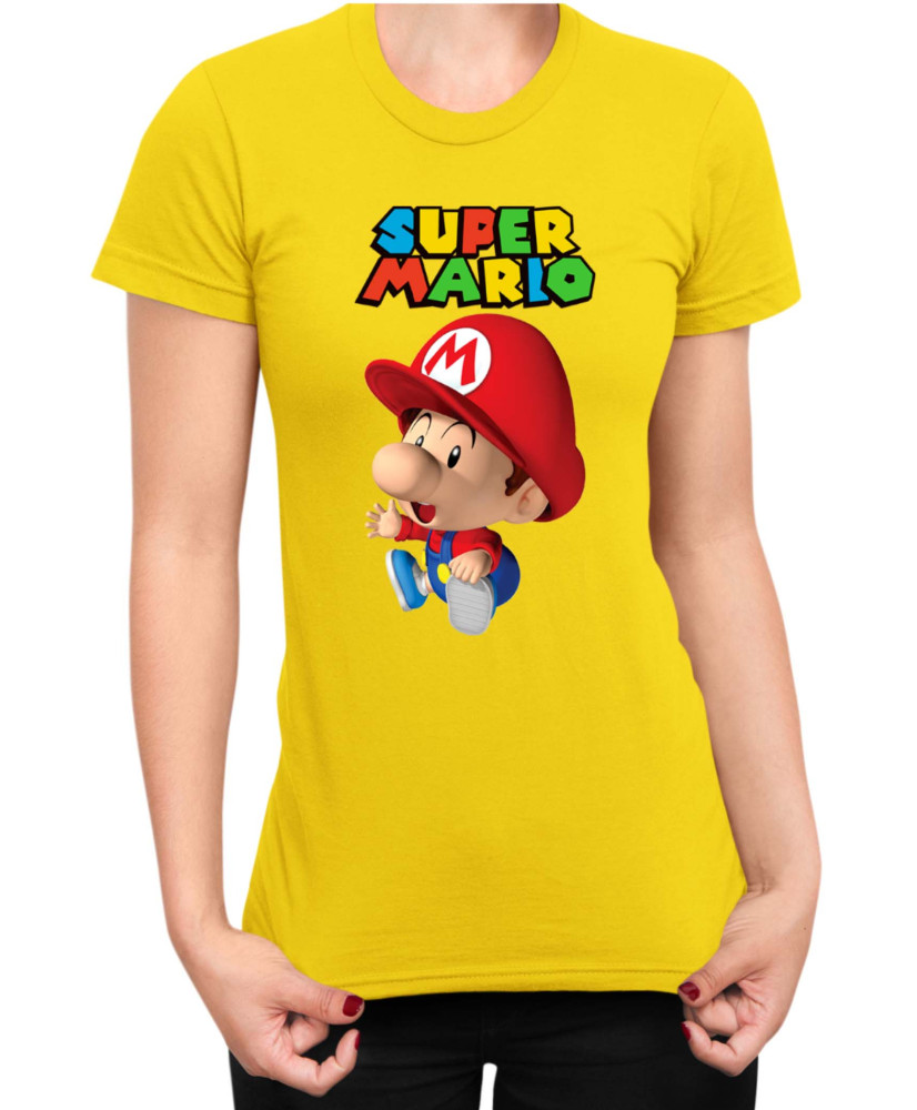 Дамска Тениска Super Mario Nintendo Baby Mario