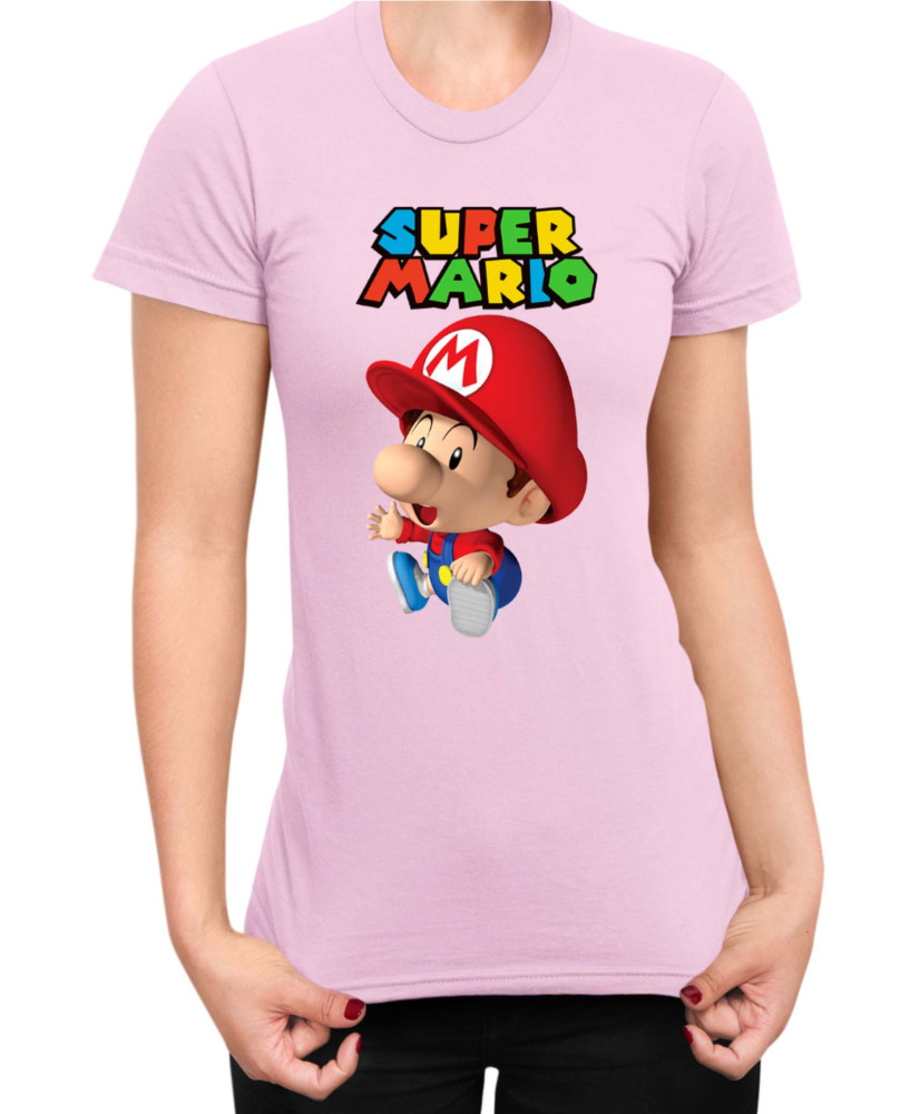 Дамска Тениска Super Mario Nintendo Baby Mario